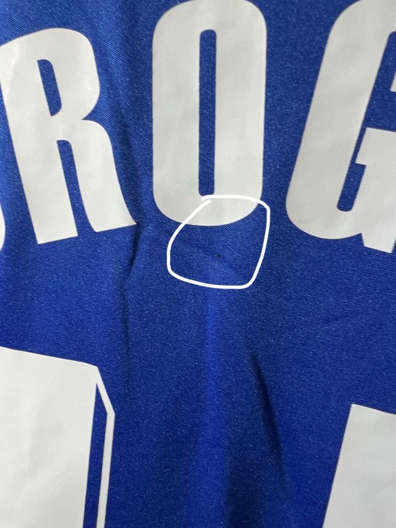 【正規品】ドログバ ＃１１チェルシー１１／１２　ＣＬ仕様ユニフォーム(H)