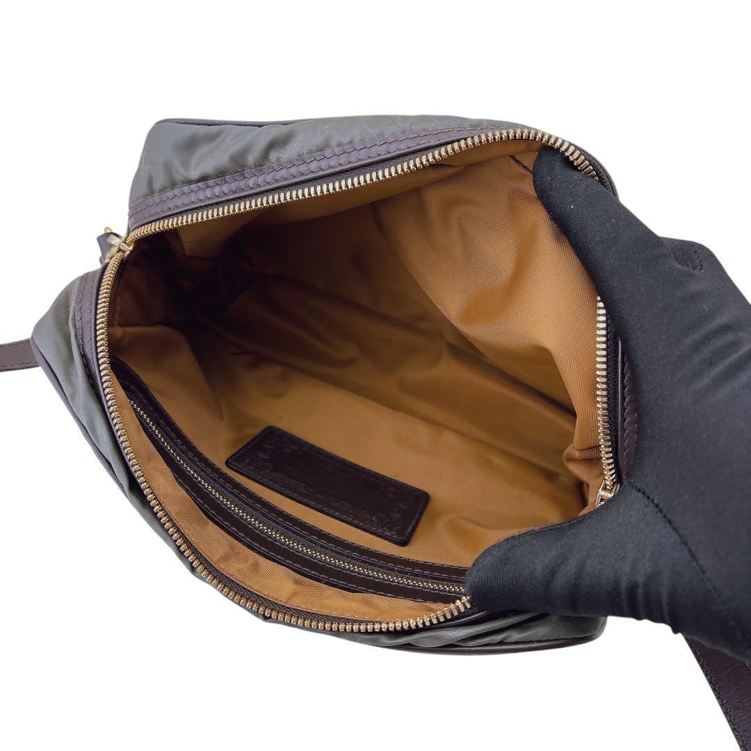 ハンティングワールド/ショルダーバッグ/クロスボディ/サコッシュ/バチュークロス