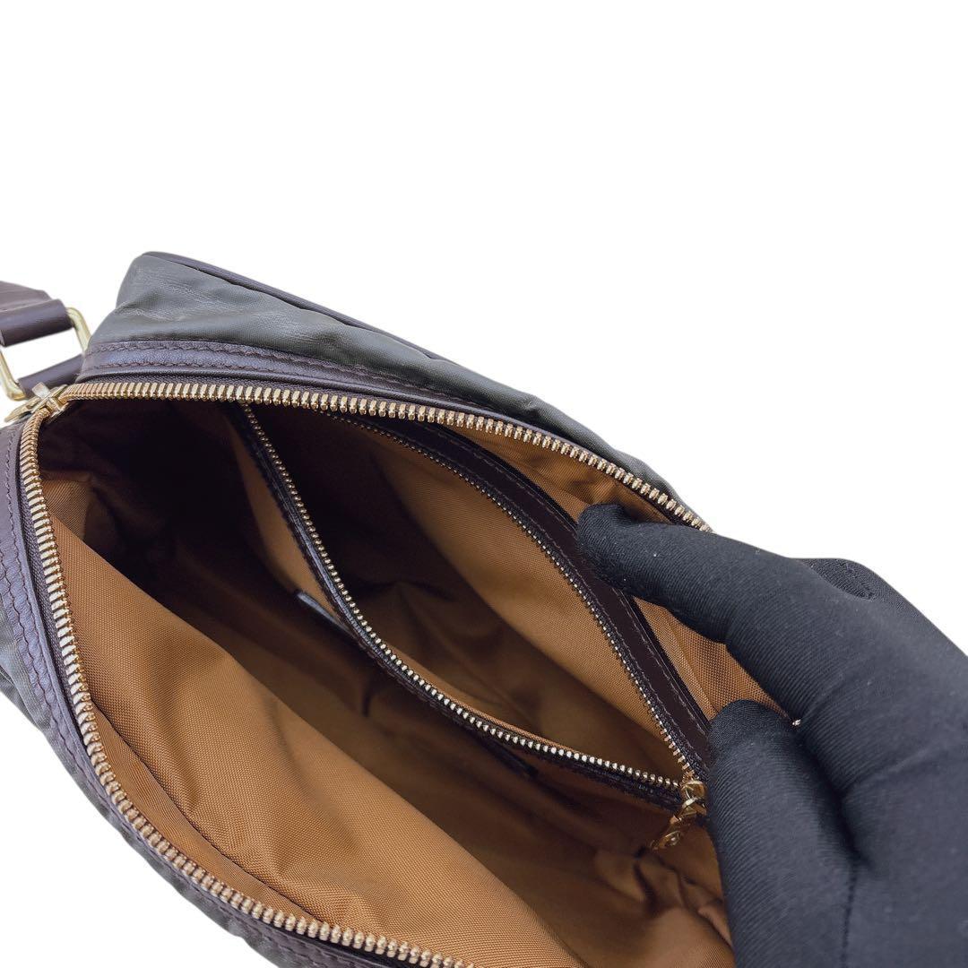 ハンティングワールド/ショルダーバッグ/クロスボディ/サコッシュ/バチュークロス