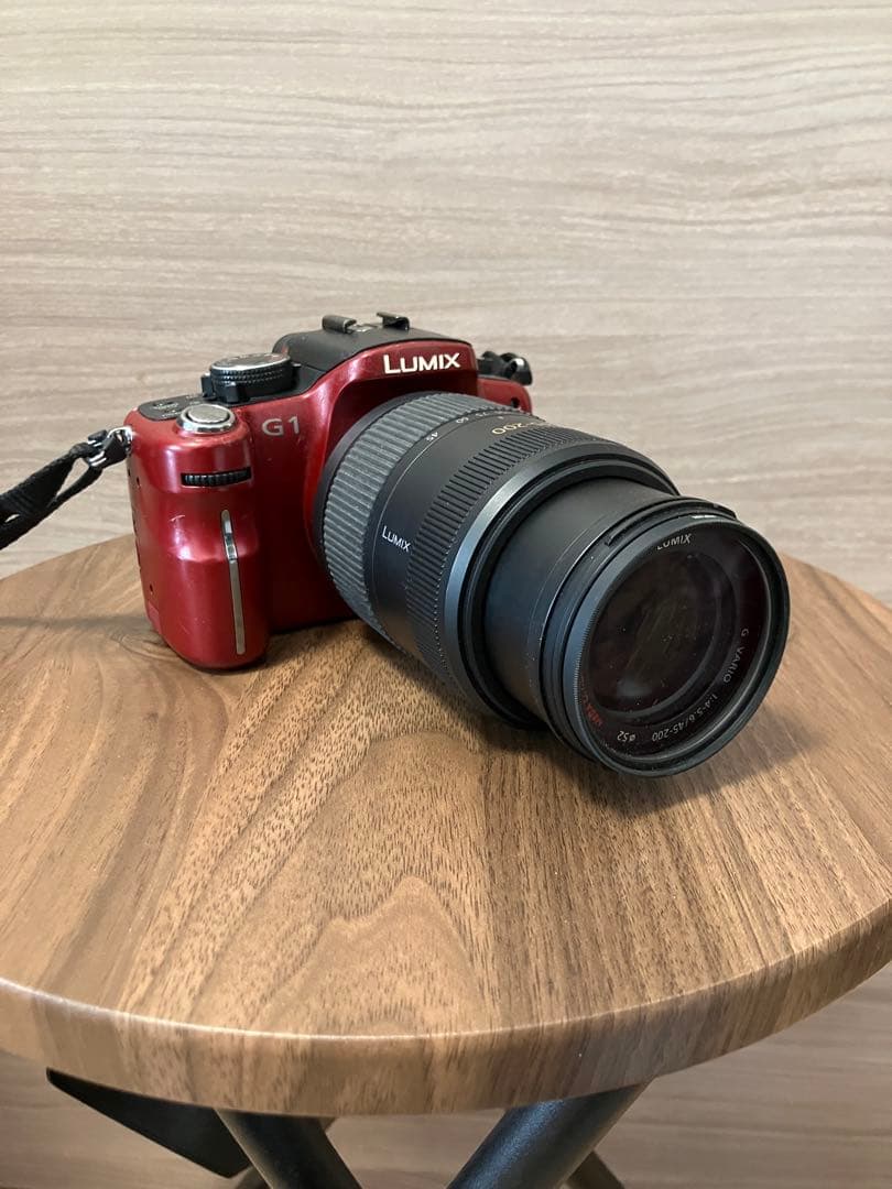 LUMIX G1 W赤色 デジタル一眼カメラ