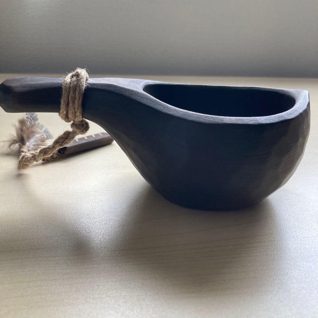 【新品】ソウルオブシベリア #1 ブラックペンダント　No.1812 ククサ