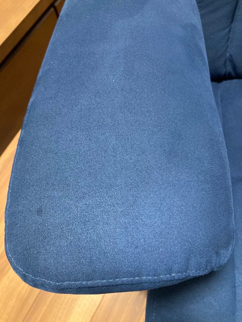 カリモク　ザ・ファースト　ネイビー リクライニングチェア 1人掛けソファ