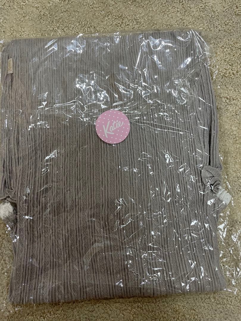 新品　Katie UNDER PRETTIES ダブルタンクワンピース　グレー