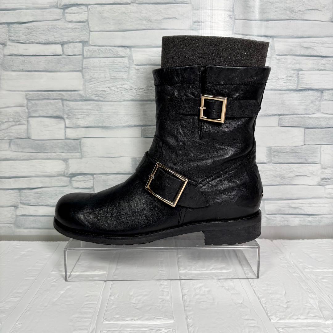 junjun様　JIMMY CHOO ジミーチュウ　エンジニアブーツ　バイカー