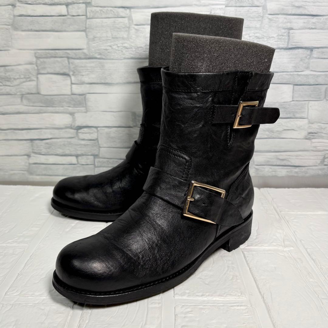junjun様　JIMMY CHOO ジミーチュウ　エンジニアブーツ　バイカー