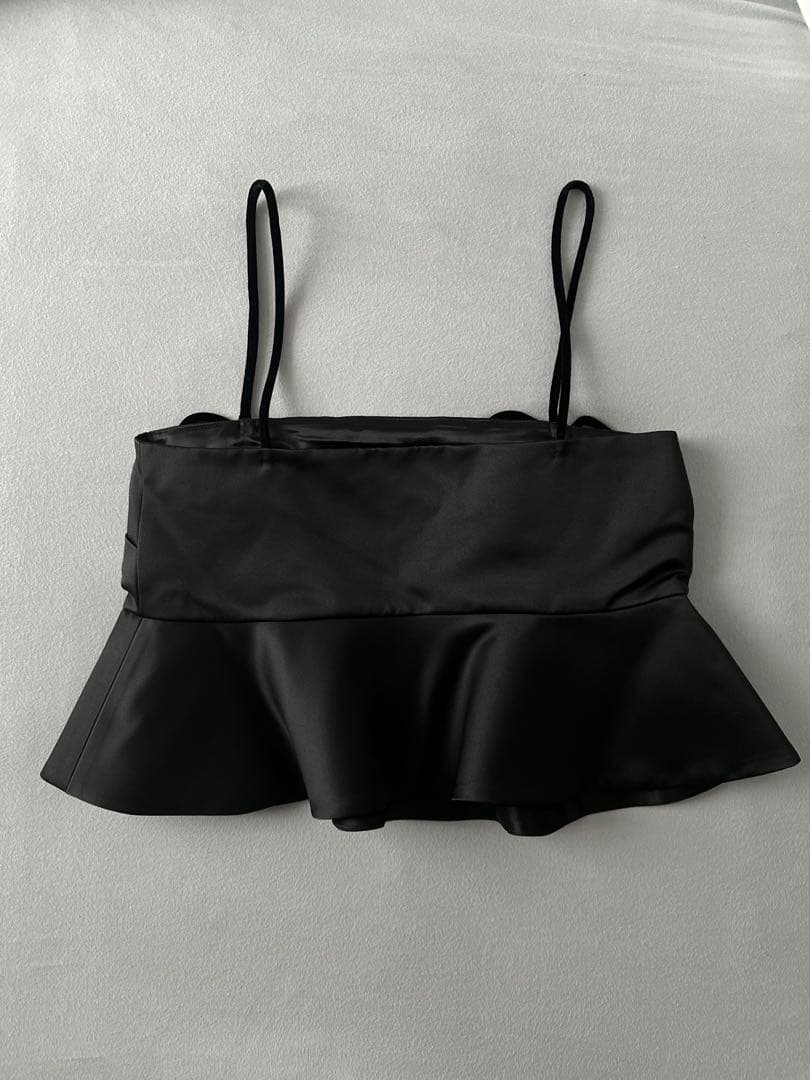 GANNI ダッチェスサテンキャミソール