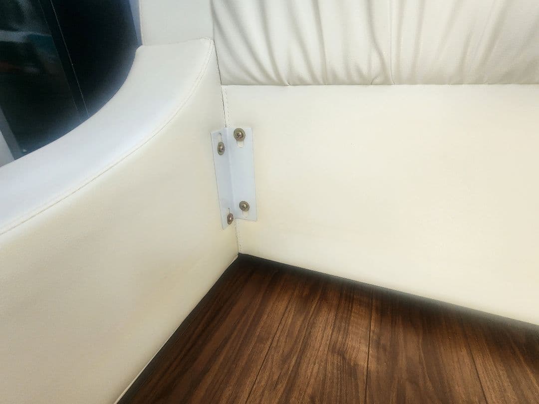 流線型 モダン ダブルベッド