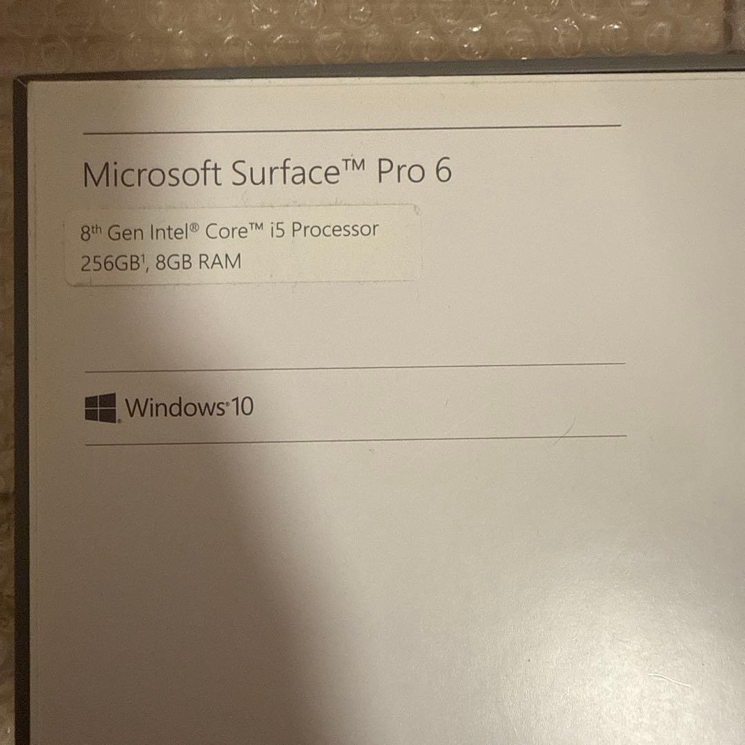 パソコン　Microsoft surface pro6