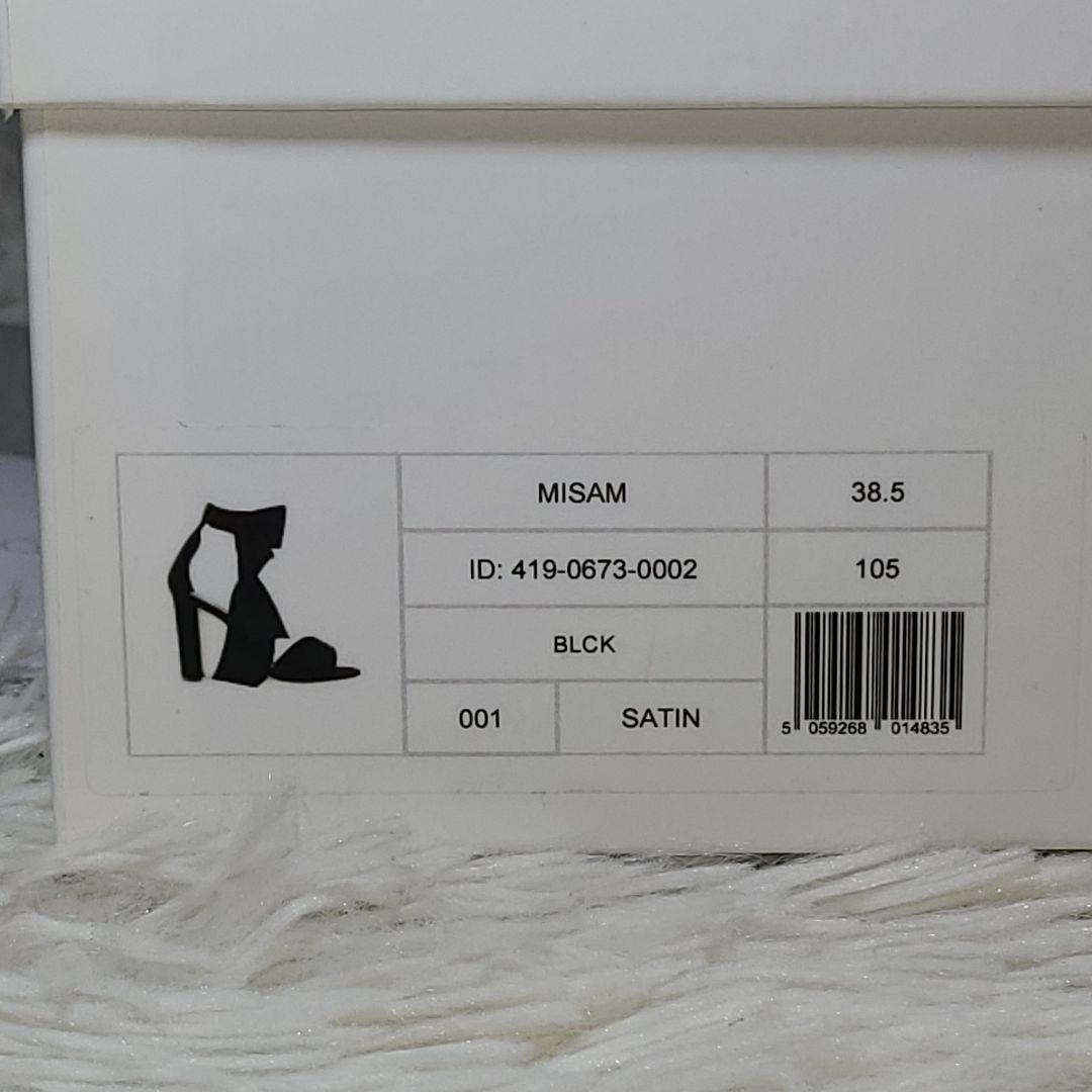 【MANLO BLAHNIK】MISAM　サテンリボン　ハイヒールサンダル