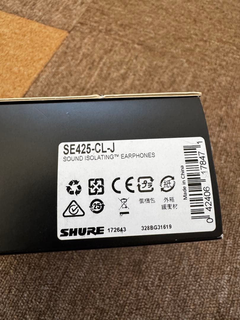 SE425　SE425-CL-J