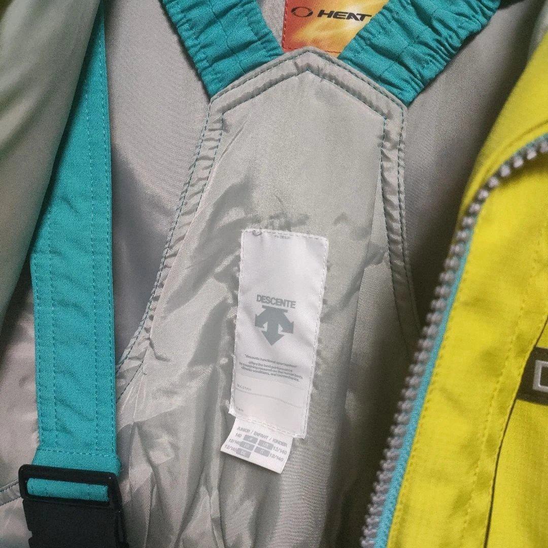 DESCENTE 子ども用スキーウェア イエロー/ブルー