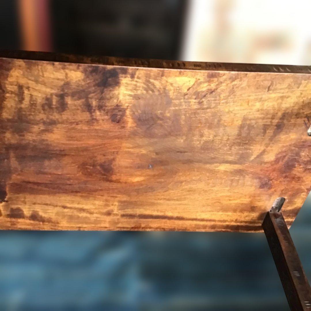 アンティーク軽井沢彫り　櫻 花台　家具　収納