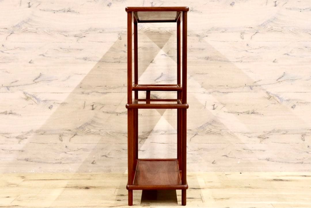 GMIH78○和モダン シェルフ ラック 飾り棚 違い棚 茶棚 飾り棚 置物棚