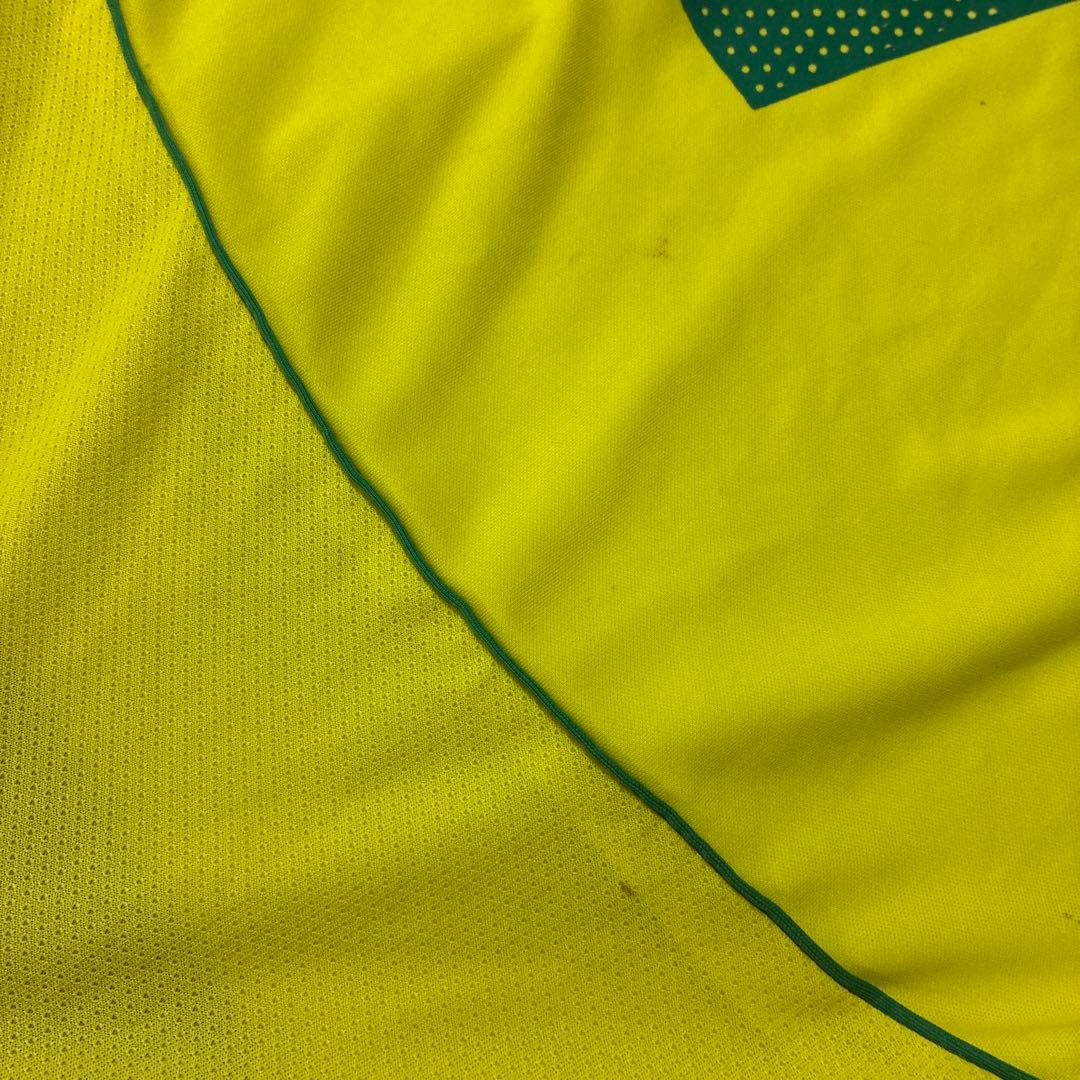 ★8SM2 ブラジル代表　ロナウジーニョ　ゲームシャツ　#7 サッカーシャツ古着