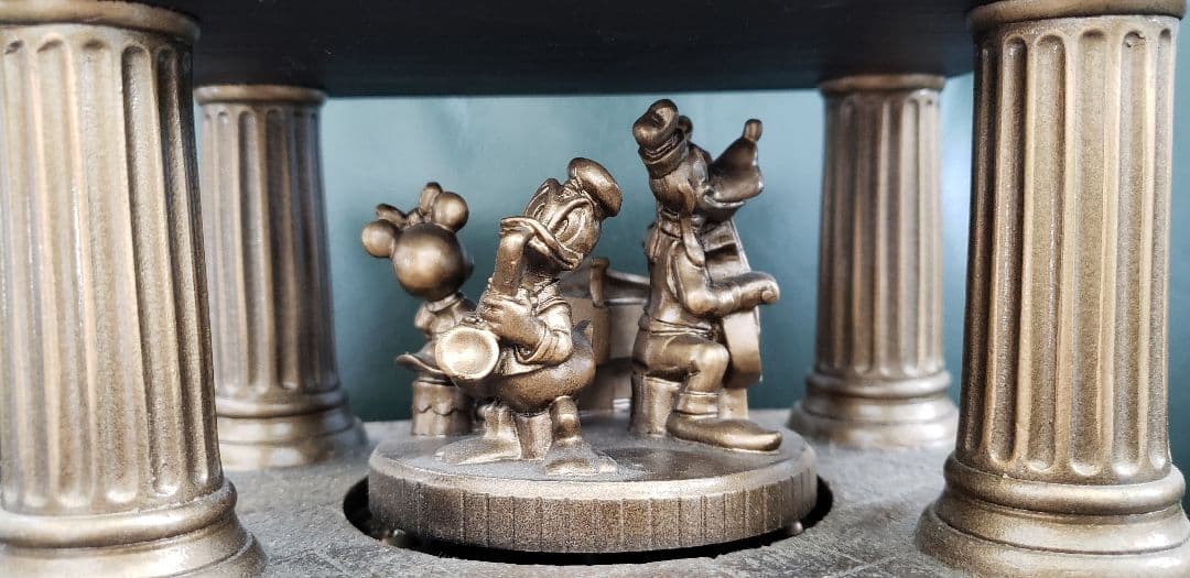 ミッキーマウス　人造大理石　置物