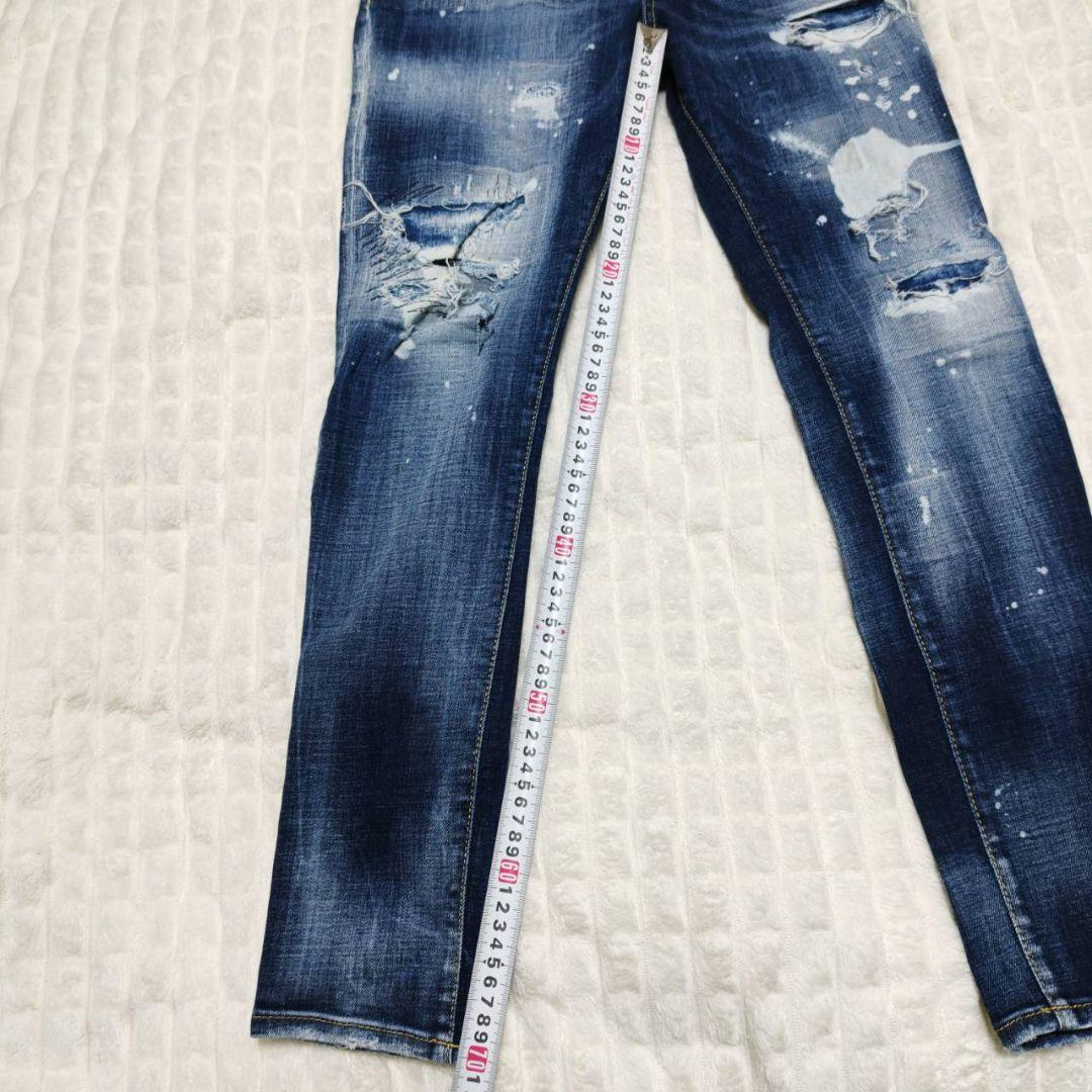 DSQUARED2 ディースクエアード　ダメージ加工デニム　44サイズ