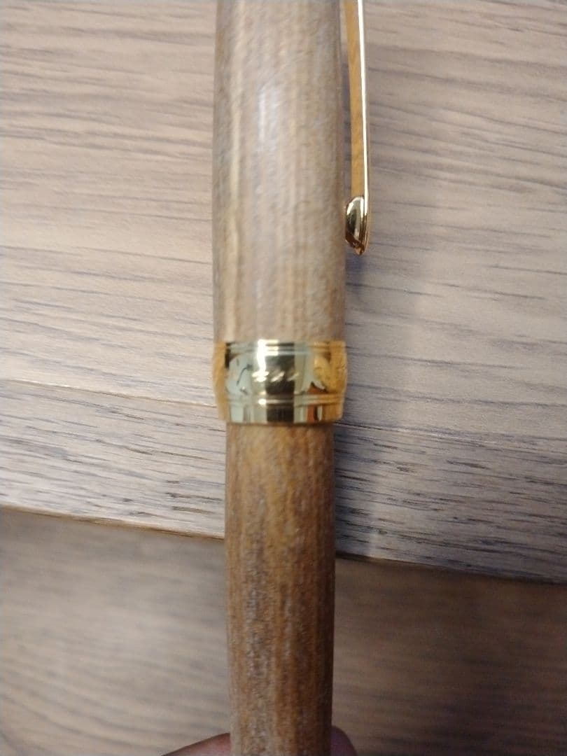 パイロット万年筆カスタム 槐 エンジュ モクメ　18K-750 15 F