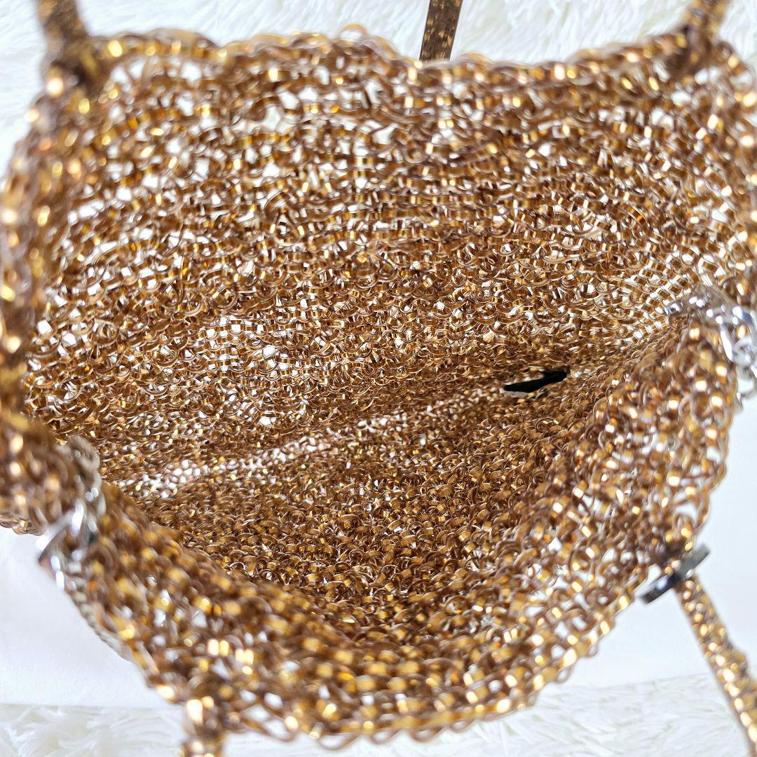 ユニコーン様✨アンテプリマ 2way ショルダー チェーン ブロンズ