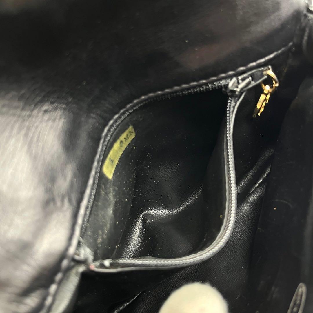 美品 シャネル ウエストポーチ マトラッセ ココマーク ターンロック ブラック