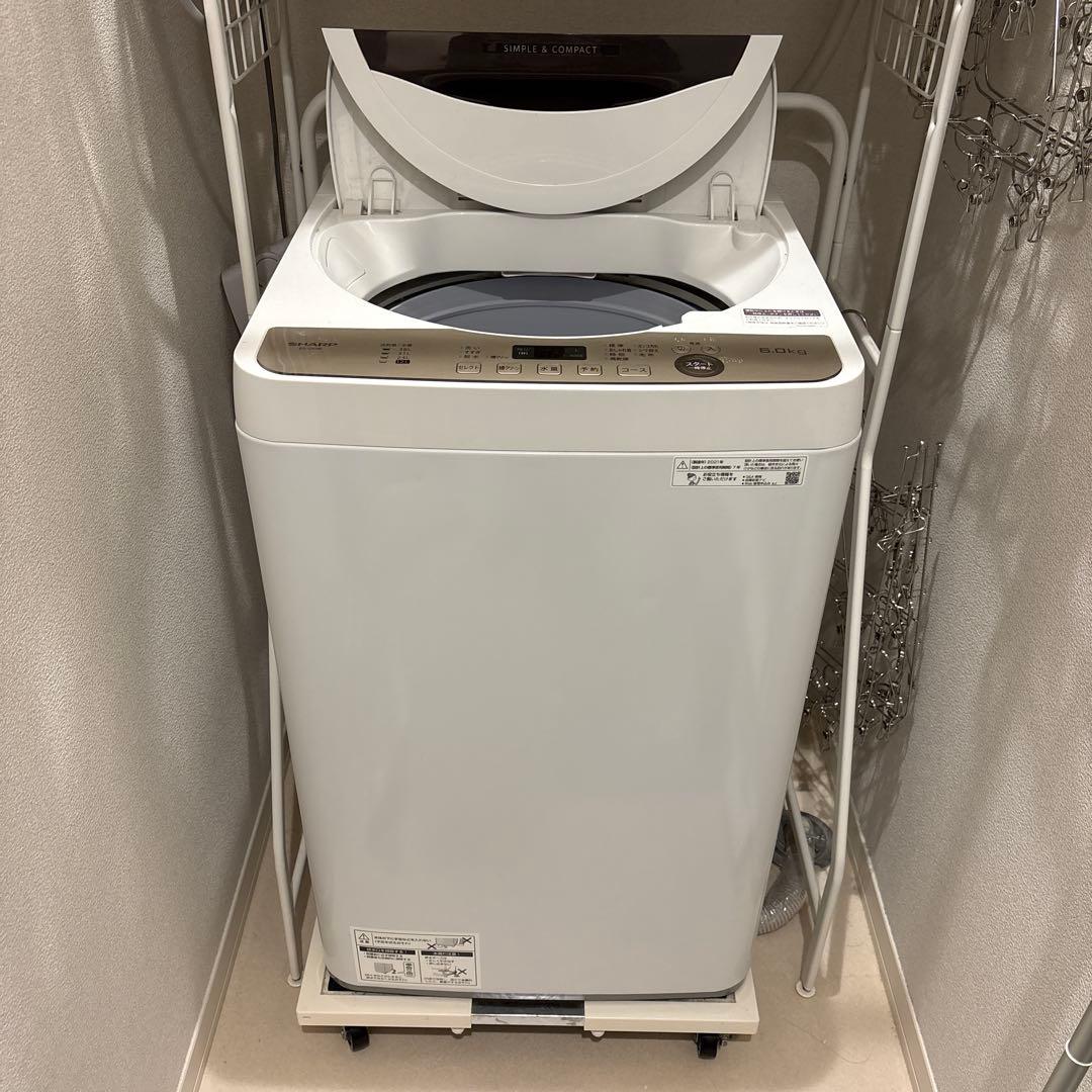 【期間限定12/14まで】SHARP 洗濯機 ES-GE6E 6kg 2021