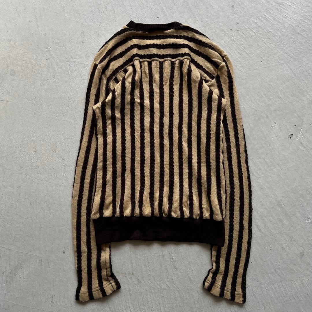 00s d&g dolce&gabbana stripe knit ストライプ