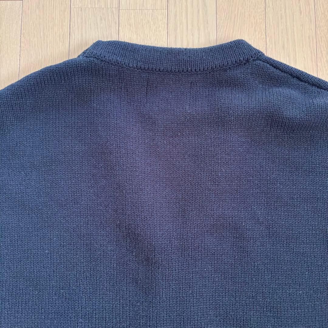 WTAPS 222MADT-KNM04 サイズ02 黒 肉厚ニットカーディガン