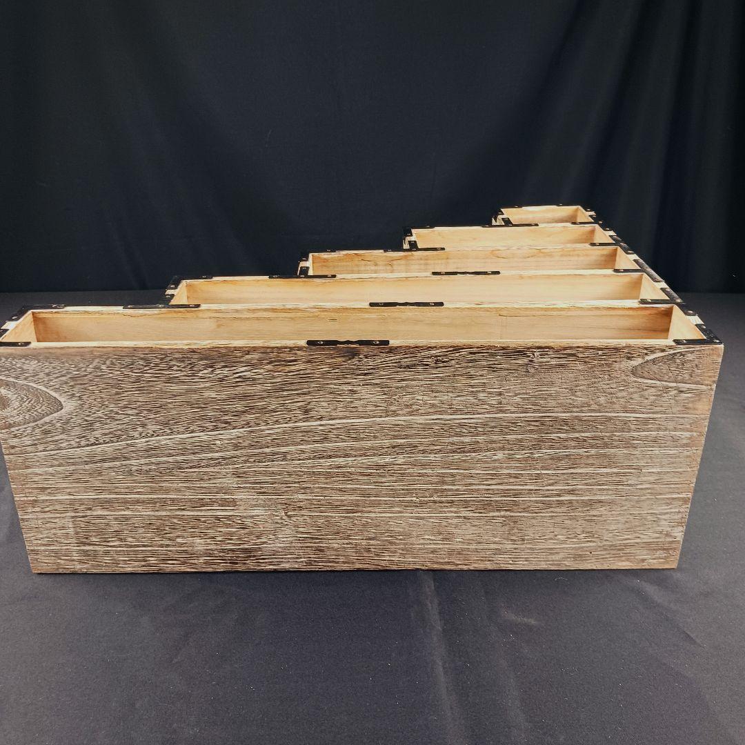 Y2293-36 桐製 階段箪笥 五段 高さ36㎝ 和ダンス 小型