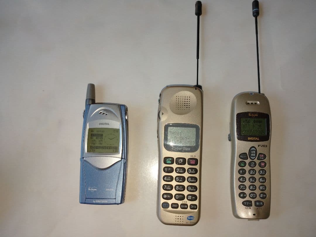 携帯電話　モックアップ　ガラケー