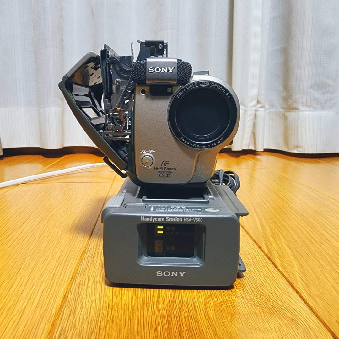 【動作確認済】高画質 Hi8 SONY 8ミリ ビデオカメラ CCD-TR2