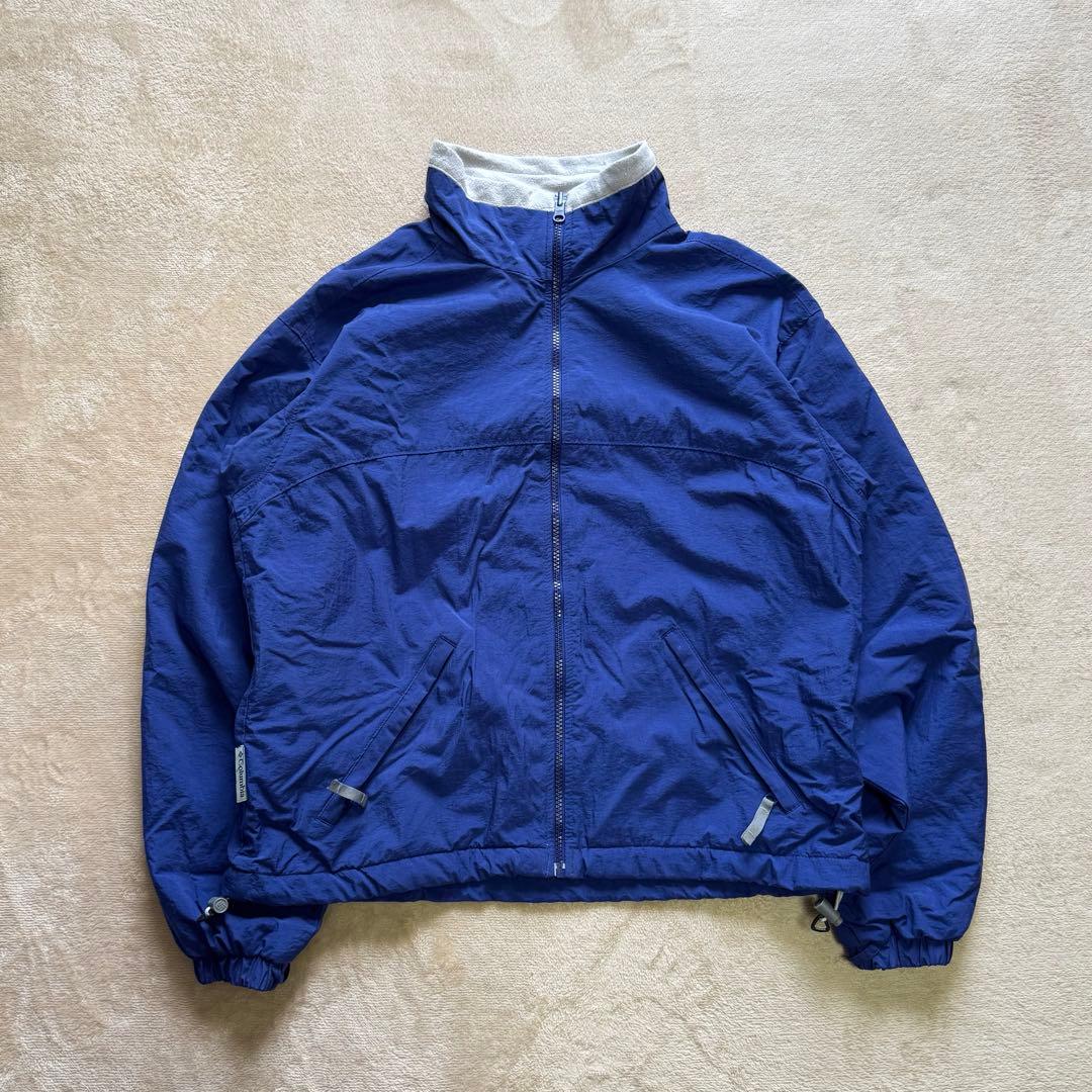 90s 00s Columbia ウォームアップジャケット 裏地フリース テック