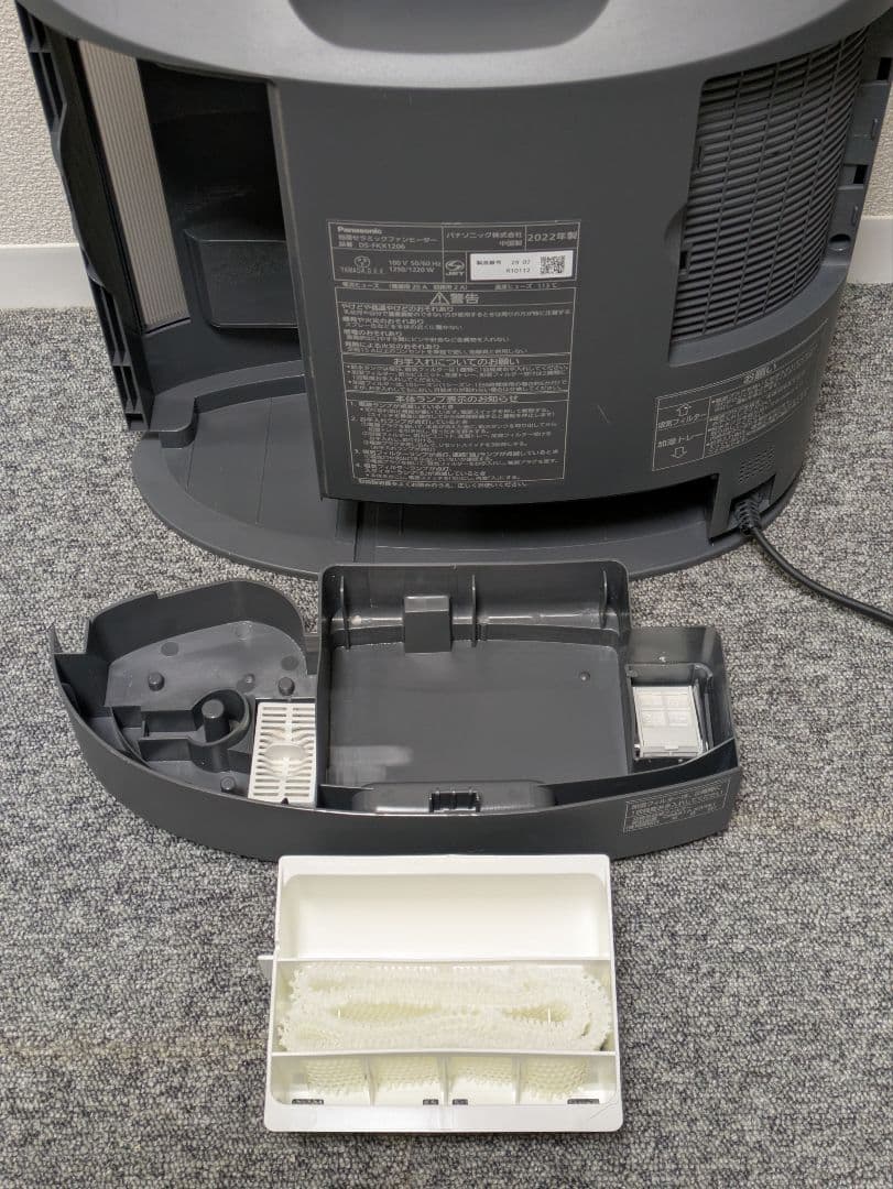 panasonic セラミックファンヒーター DS-FKX1206 綺麗 ①