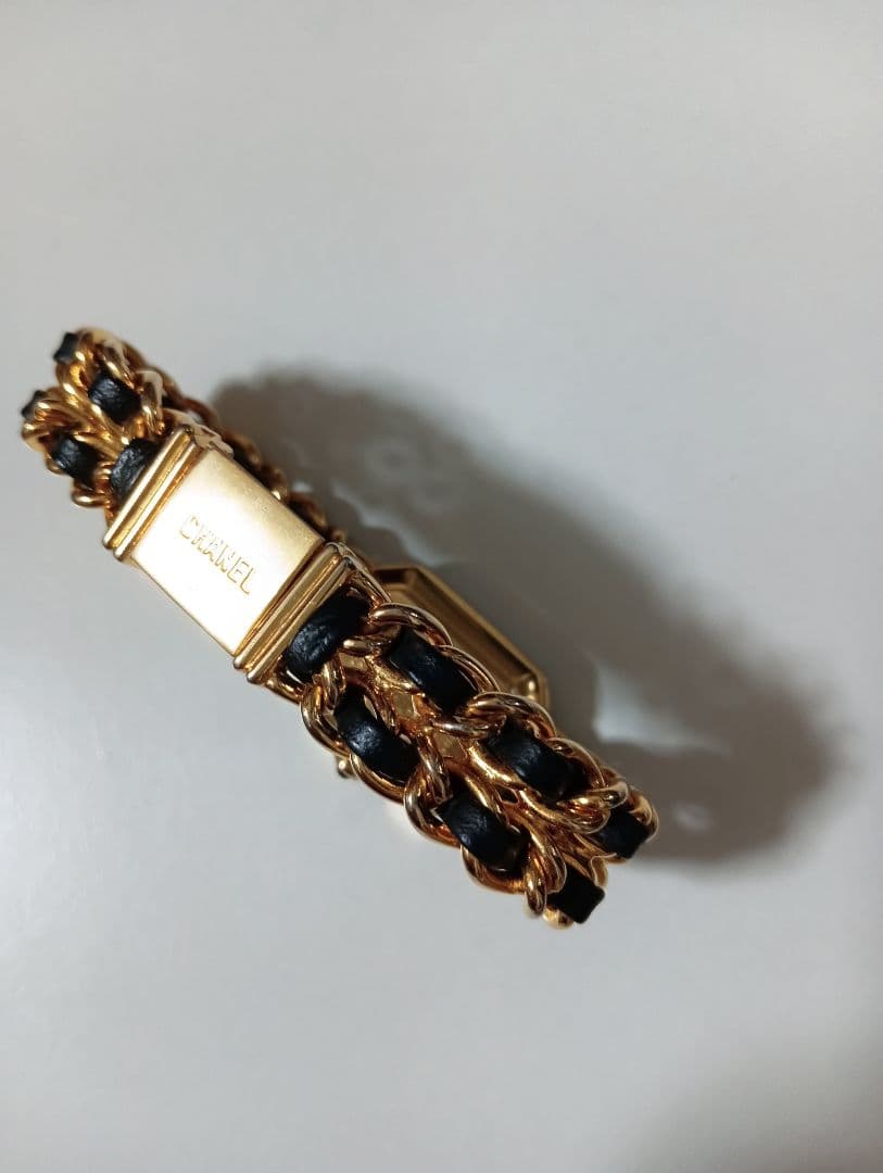 CHANEL ゴールド ブラック アナログ時計［ぬしこ］