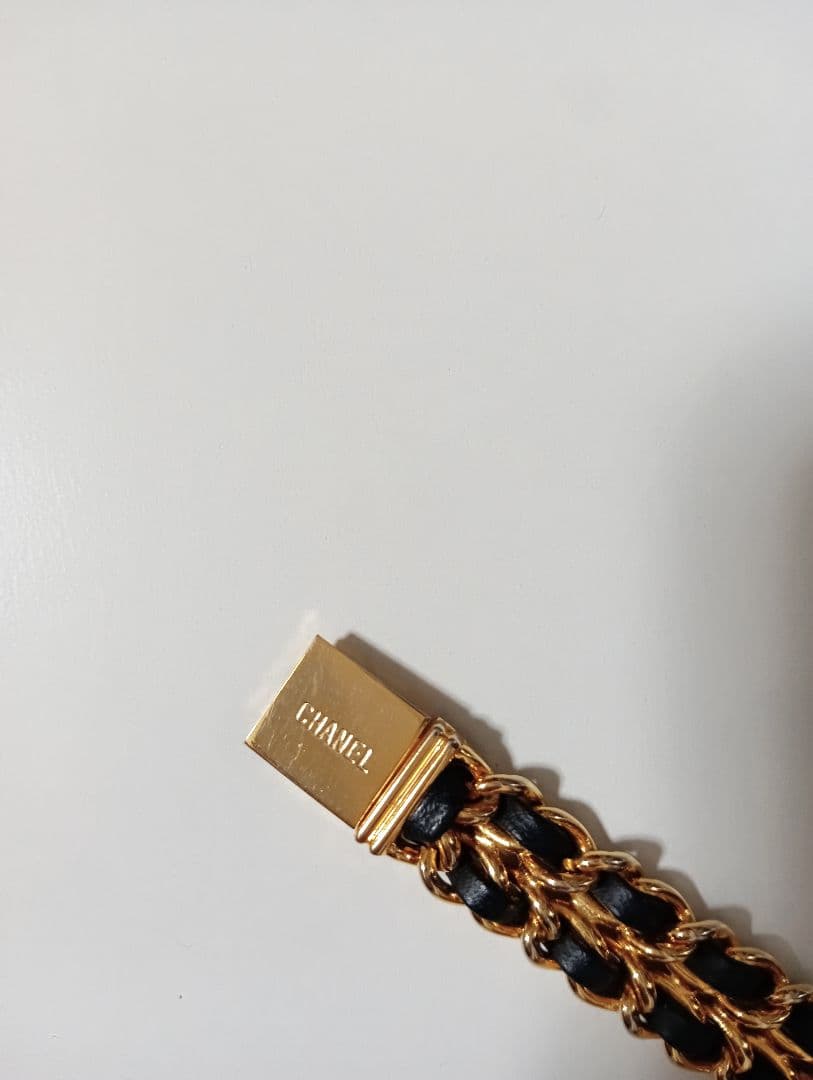 CHANEL ゴールド ブラック アナログ時計［ぬしこ］