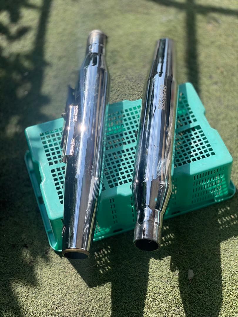 ★ スポーツスター 14年〜 モーターステージ 76テーパーブラス マフラー