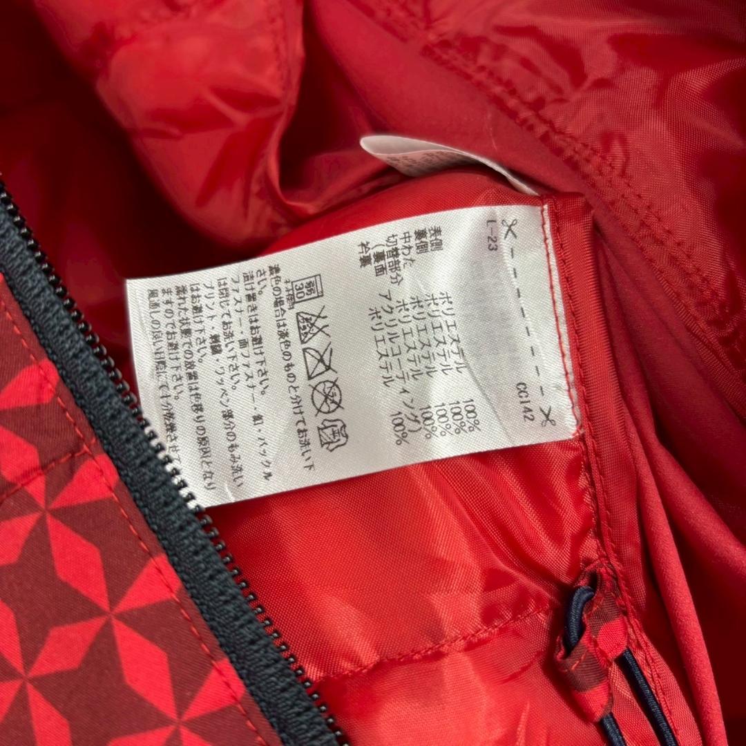 adidas GOLF 中綿 総柄 ダウンジャケット 防寒 N2328