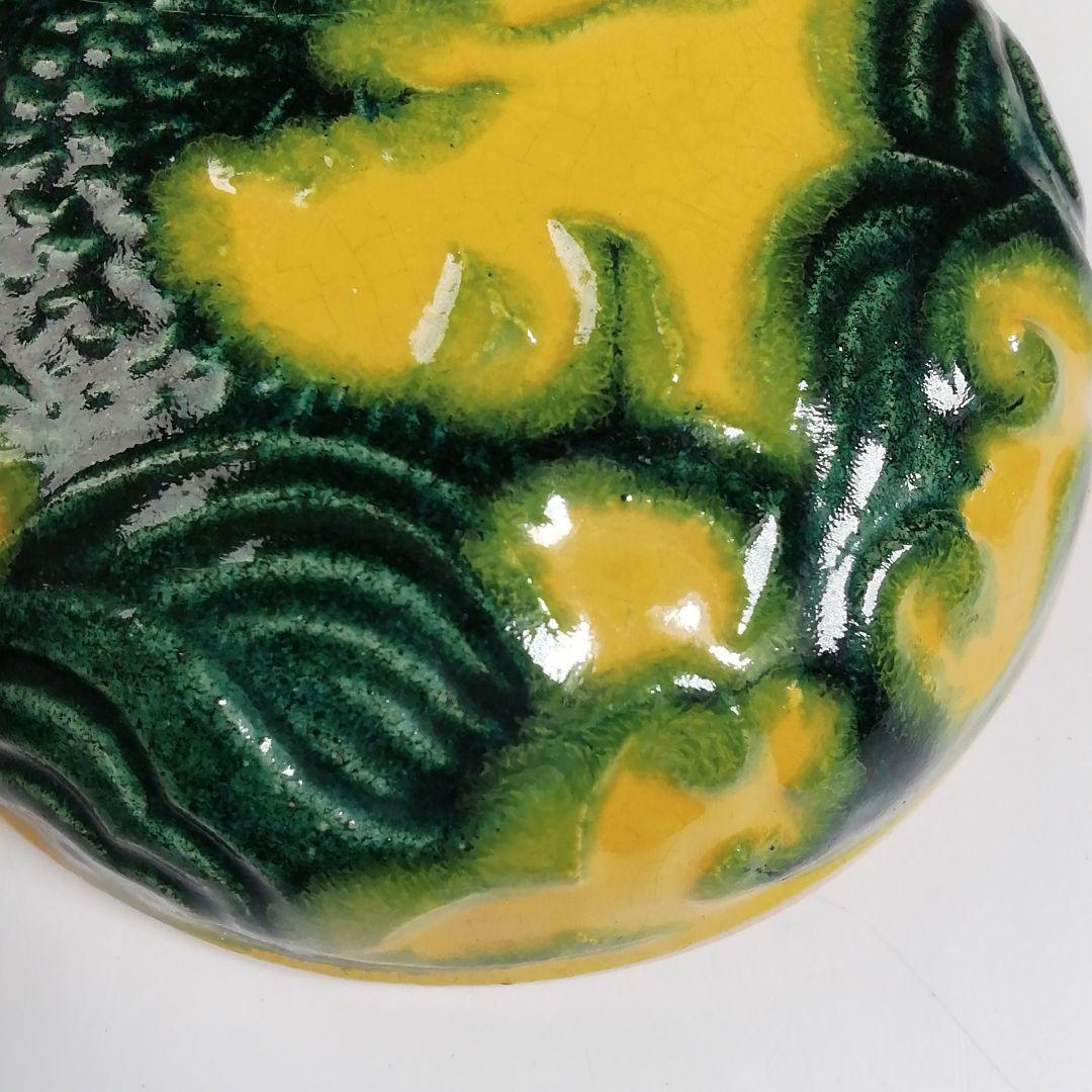 Ｗ１４　香合　『大樋焼』『荒磯』『松雲窯　泉喜仙 造』　共箱　茶道具