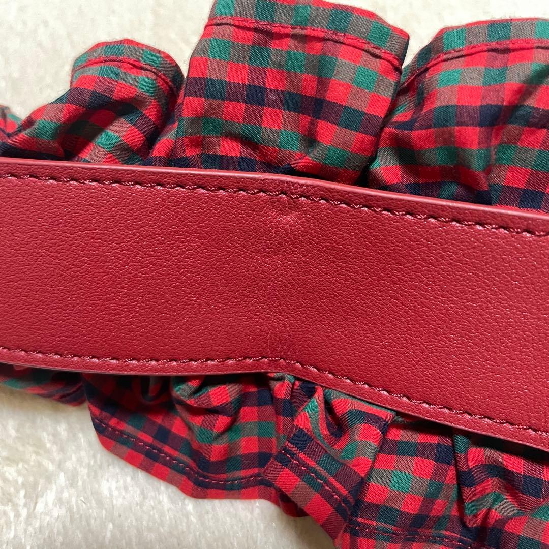 ファミリア　bibiy ショルダーストラップ　赤