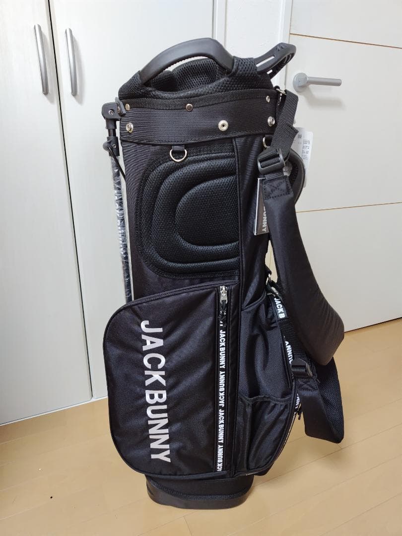 【新品】ジャックバニー スタンドキャディバッグ ブラック