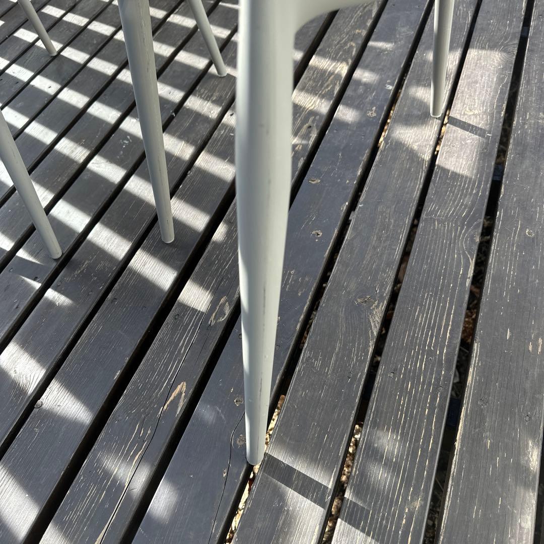 Kartell カルテル　マスターズチェア　グレー　２脚セット　ガーデンチェア