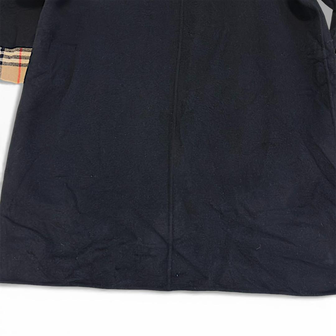 BURBERRY カシミヤ ノバチェック 金ボタン 2XL ウールコート