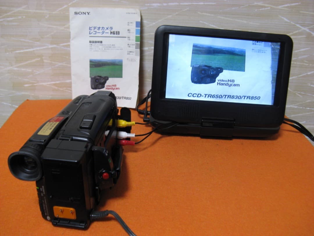 動作OK❗️☆SONYのHi8/8ミリビデオカメラ/CCD-TR850