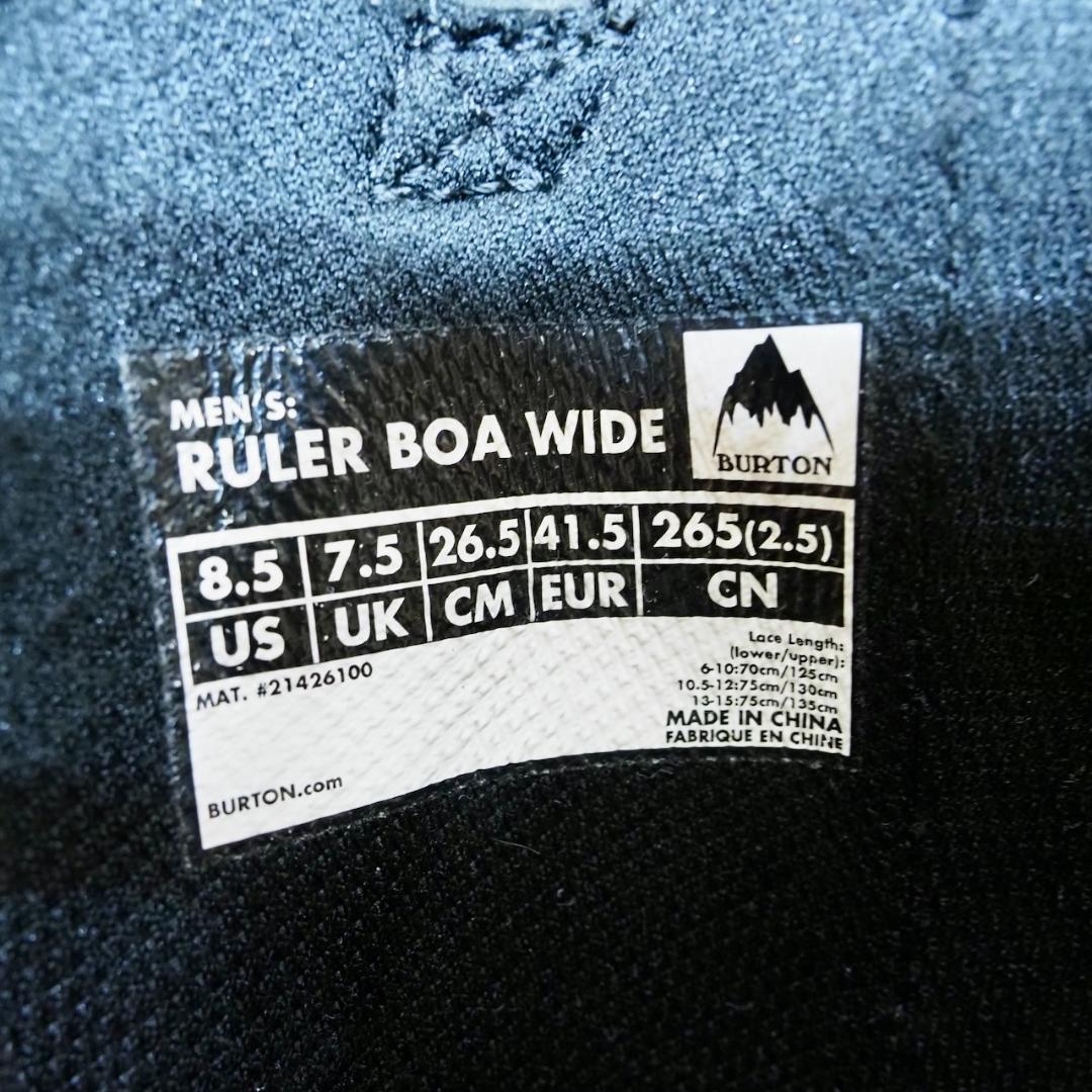 Burton Ruler Boa Wide ルーラー　ボア