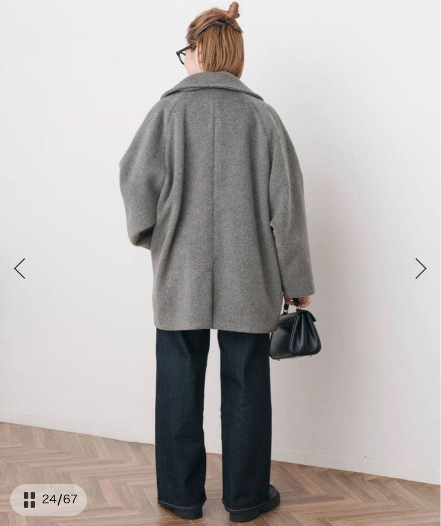 TICCA ティッカ ピーコート 2025 グレー 美品