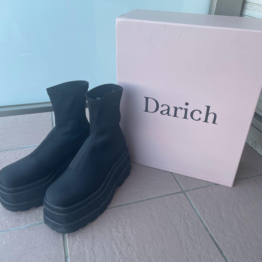 Darich ダーリッチ 美品 ウルトラストレッチフラットショートブーツ M