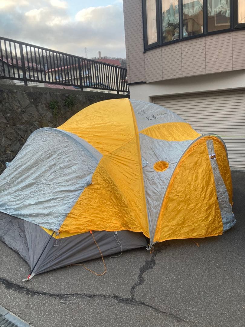 山岳テント　スタードームテント6-7人用外張り付(冬用) 遠征　冬キャンプ