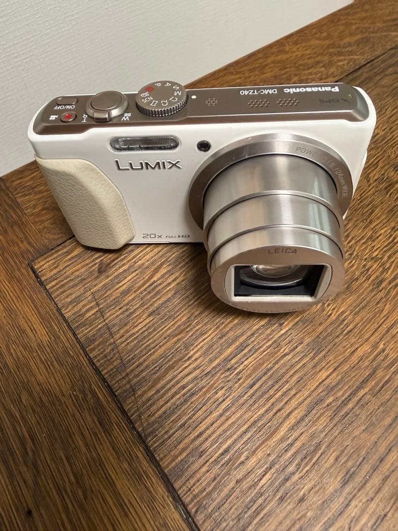 動作確認済 美品 Panasonic LUMIX TZ40 ホワイト コンデジ