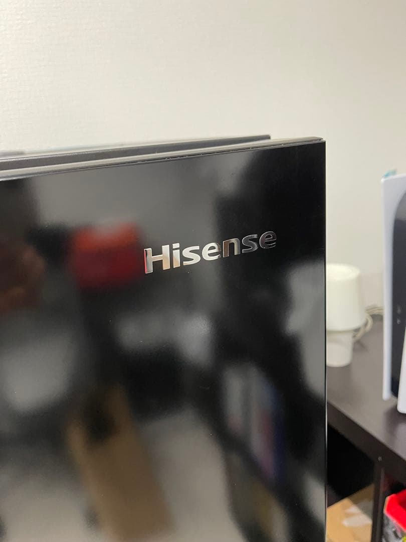 2024年製 Hisense 2ドア冷凍冷蔵庫ブラック HR-D16F/FB