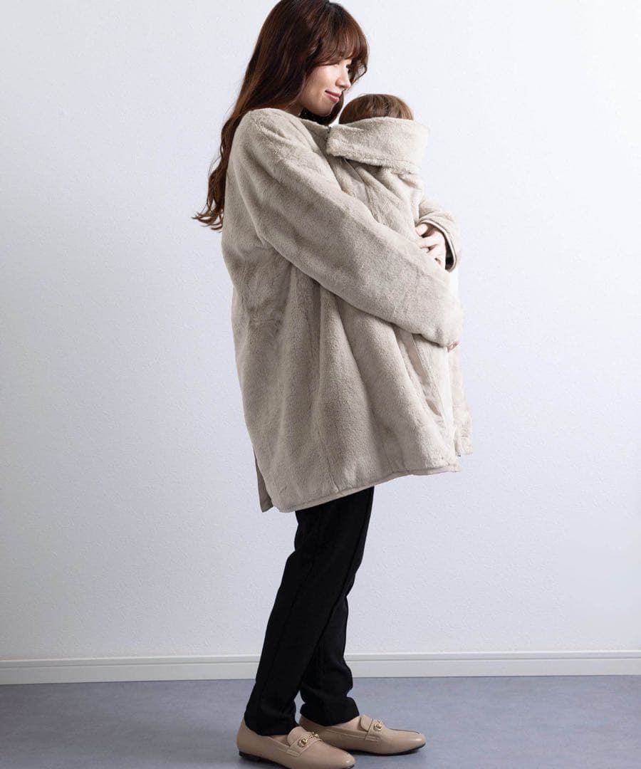 sweetmommy 抱っこ・おんぶ対応リバーシブルコート 【定価14850円】