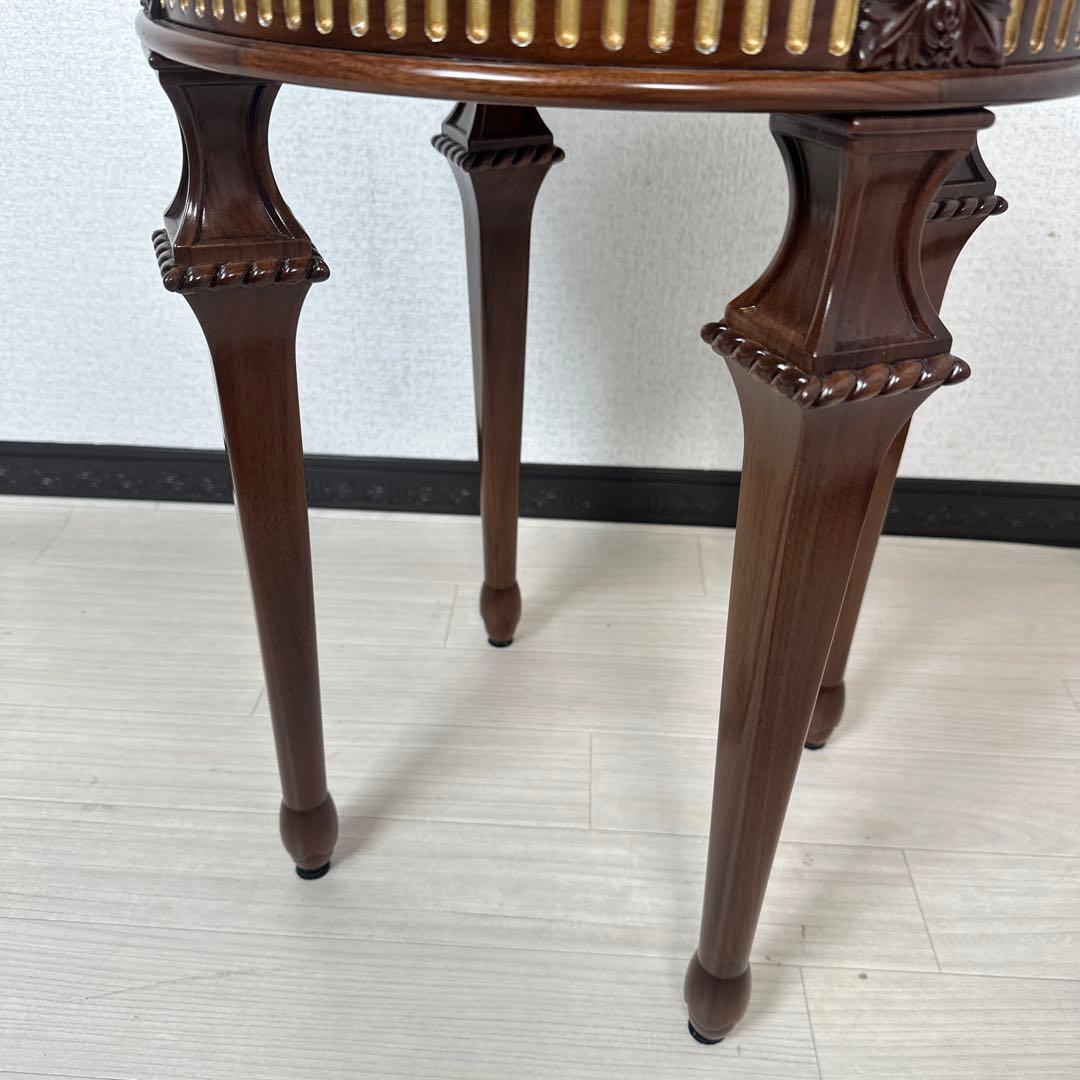 展示品 美品 DECCA デッカ 英国アンティーク調 / サイドテーブル i4※