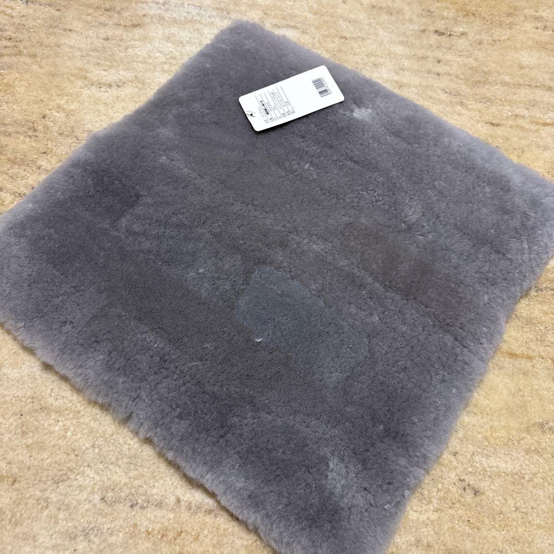 【新品】 じぶんまくら 羊毛 ムートン 座布団　2枚組 クッション　まとめ売り